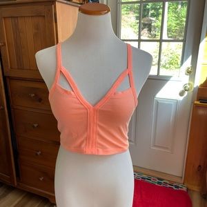 Peach Crop Top